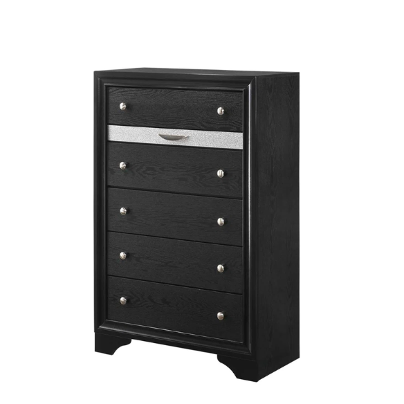 Minimalist Elegance Platform 5-Piece Queen Bedroom Set – Stylish, Cozy, and Tastefully Adorned