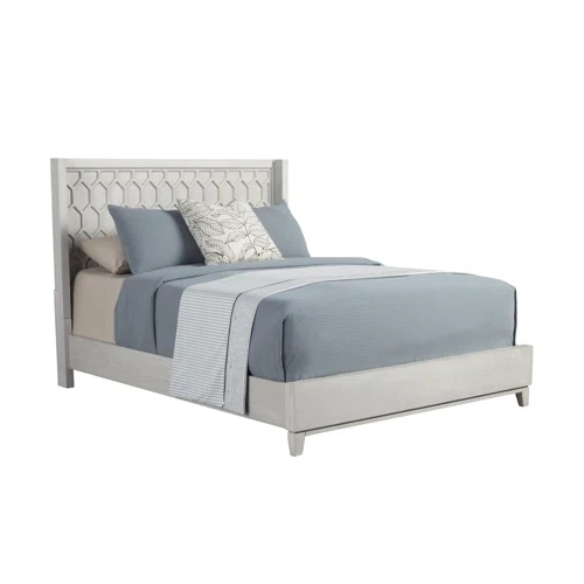 Modern Panel Configurable Bedroom Set with Honeycomb Design Headboard – Stylish and Contemporary with Sleek Lines and Sophisticated Appeal