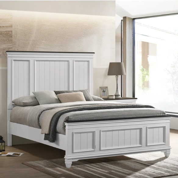 Solid Wood 6-Piece Storage Bedroom Collection – Rustic Charm with Headboard Storage, USB Charging Station, and Durable New Zealand Pine Construction