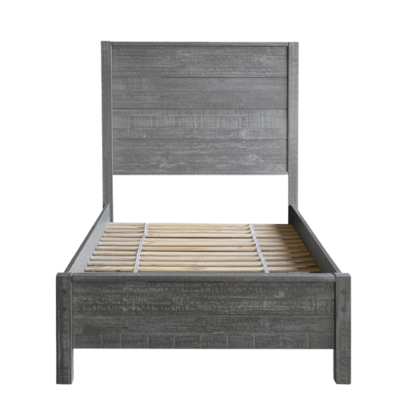 Stylish Wooden Twin 2-Piece Bedroom Set: Elegant Design for Cozy and Functional Spaces