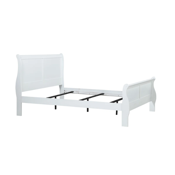 Sleigh Twin Bedroom Set: Elegant Wooden Furniture with a Sleek Finish for Timeless Style