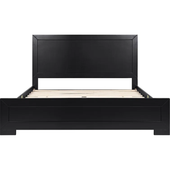 Polished Wooden Platform Full Double Size Bedroom Set – Elegant Design with Sturdy Construction and Timeless Appeal