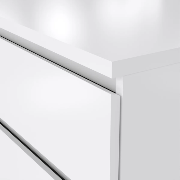 Versatile 60.5" 6-Drawer Double Dresser with Smooth Metal Glides and Clean-Lined Silhouette