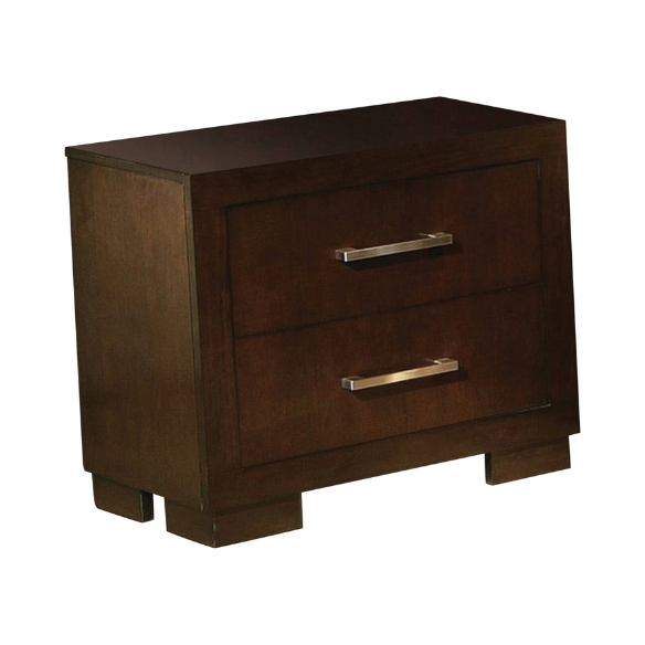 5-Piece Queen Bedroom Set with Bookcase Headboard & Storage – Warm Cappuccino Finish