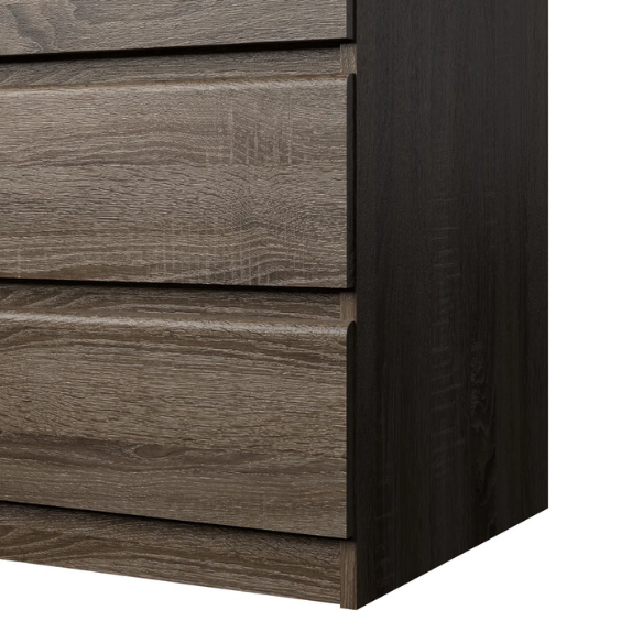 Versatile 60.5" 6-Drawer Double Dresser with Smooth Metal Glides and Clean-Lined Silhouette