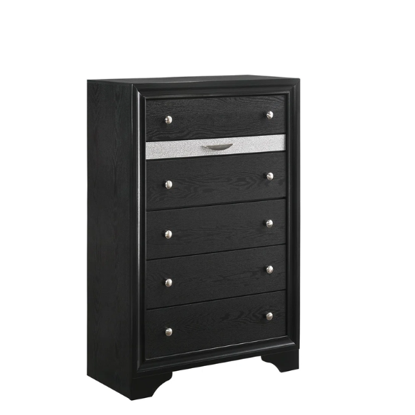 Minimalist Elegance Platform 5-Piece Queen Bedroom Set – Stylish, Cozy, and Tastefully Adorned