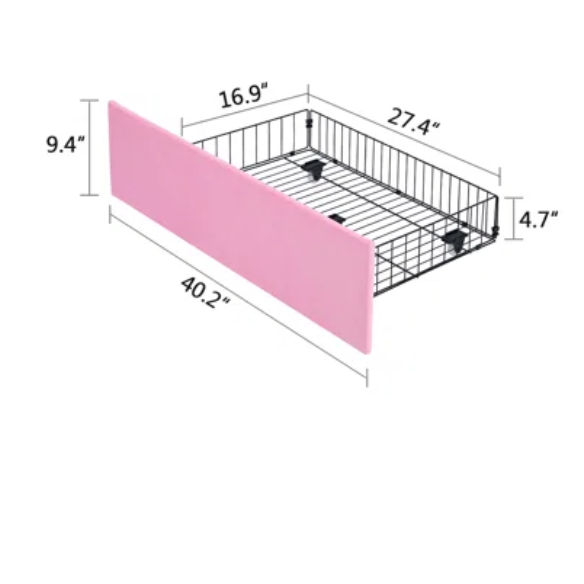 Velvet Upholstered Queen Size Platform Bed with Adjustable Headboard and 4 Storage Drawers