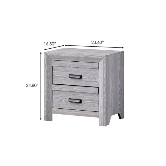 5-Piece Gray Panel Bedroom Set – Understated Elegance with Modern Minimalism, Sleek Lines, and Timeless Style