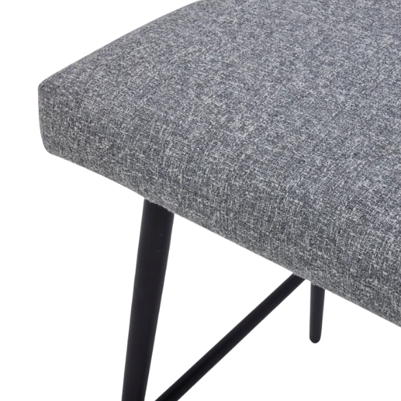 Set of 2 Counter Height Swivel Barstools – Mid-Century Modern Design, Padded Seat with High-Density Foam, 360° Swivel, Sturdy Iron Base, Footrest for Kitchen or Bar
