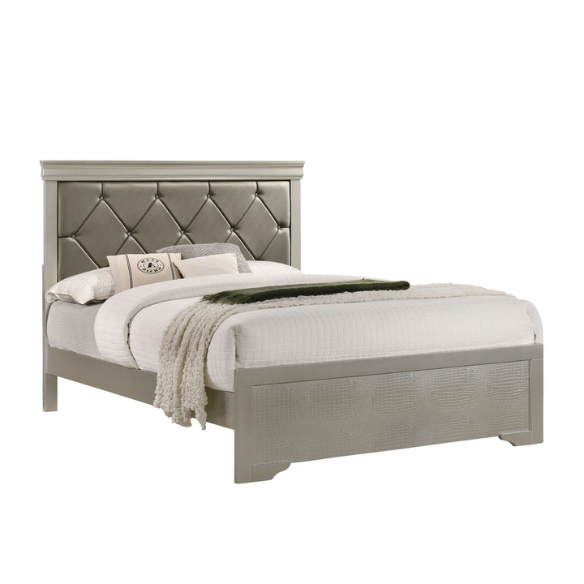 Glamour Bedazzled 5-Piece Twin Bedroom Set – Sparkling Elegance & Luxe Design