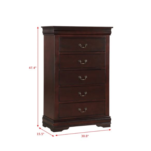 Sleigh Twin Bedroom Set: Elegant Wooden Furniture with a Sleek Finish for Timeless Style
