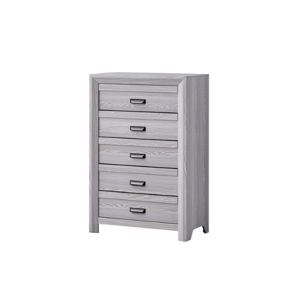 5-Piece Gray Panel Bedroom Set – Understated Elegance with Modern Minimalism, Sleek Lines, and Timeless Style