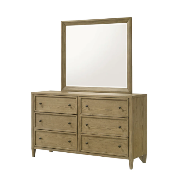3-Piece Light Brown Upholstered Canopy Platform Bedroom Set – Elegant, Cozy Retreat with Rustic Charm and Modern Design