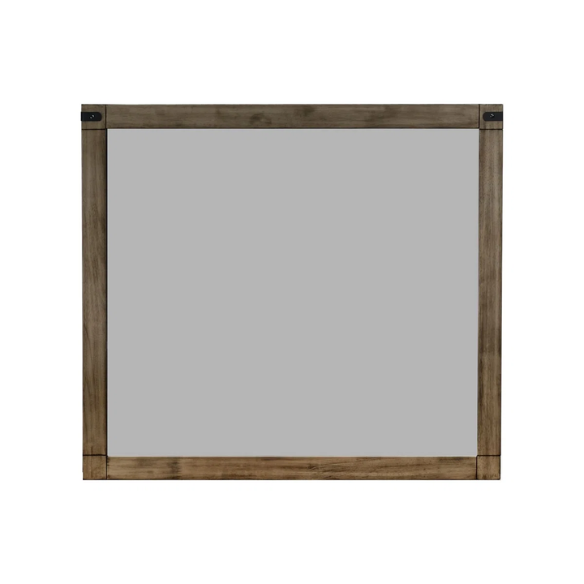 Rustic Light Brown 5-Piece Queen Upholstered Panel Bedroom Set – Warm, Stylish, and Durable