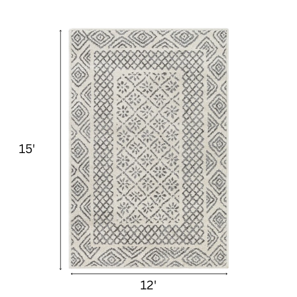 Elegant Light Beige Area Rug – Versatile