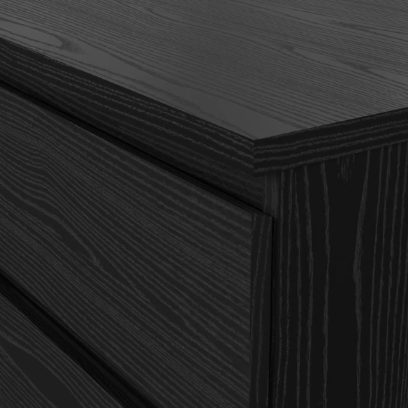 Versatile 60.5" 6-Drawer Double Dresser with Smooth Metal Glides and Clean-Lined Silhouette