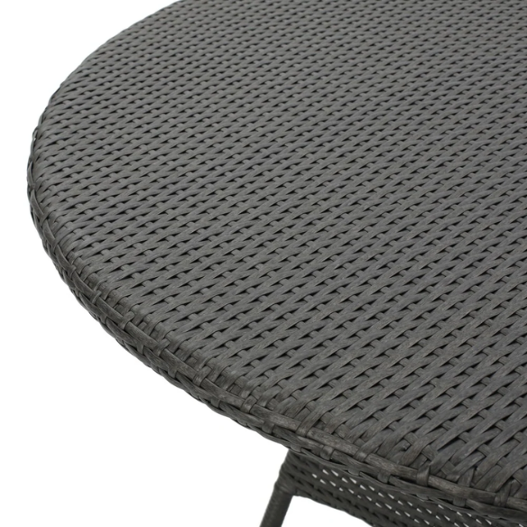 5-Piece Outdoor Wicker Dining Set | Includes Water-Resistant Cushions for Comfort and Durability