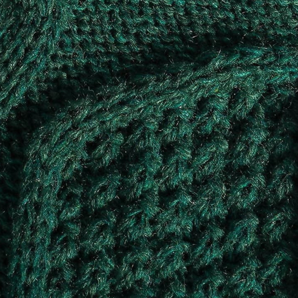 Green Knit Christmas Stocking – Cozy Holiday Decor, Gift Bag & Pet-Friendly Treat Holder