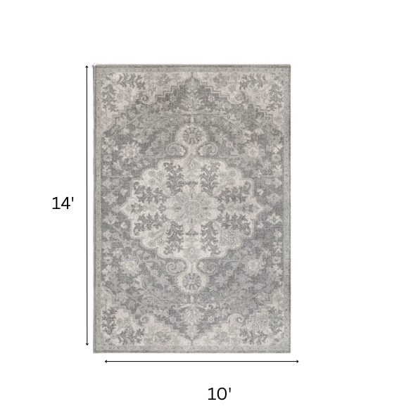 Timeless Traditional Woven Area Rug – Machine-Woven Polypropylene, Medium Pile, Durable and Easy to Clean