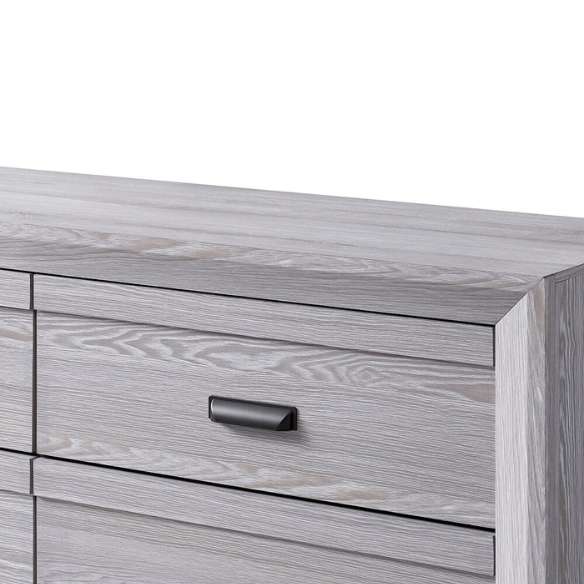 5-Piece Gray Panel Bedroom Set – Understated Elegance with Modern Minimalism, Sleek Lines, and Timeless Style