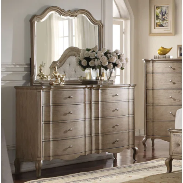 Elegant Upholstered Standard Configurable Bedroom Set – Designed with Luxurious Upholstery for a Sophisticated and Comfortable Bedroom Retreat