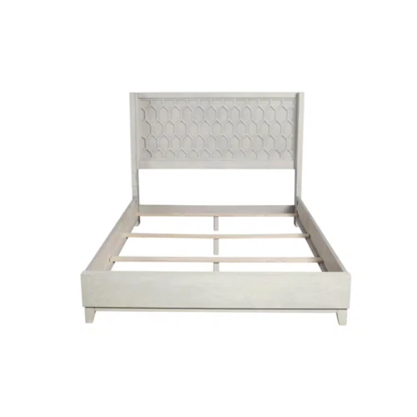 Modern Panel Configurable Bedroom Set with Honeycomb Design Headboard – Stylish and Contemporary with Sleek Lines and Sophisticated Appeal