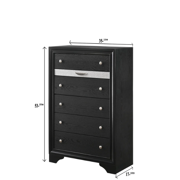 Minimalist Elegance Platform 5-Piece Queen Bedroom Set – Stylish, Cozy, and Tastefully Adorned
