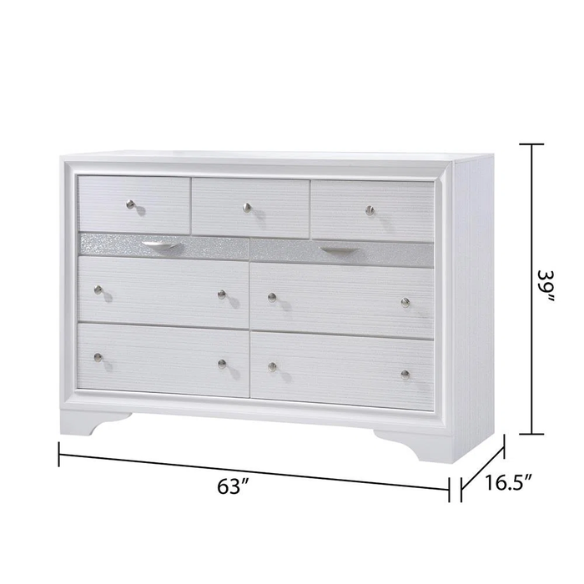 Minimalist Elegance Platform 5-Piece Queen Bedroom Set – Stylish, Cozy, and Tastefully Adorned