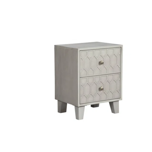 Modern Panel Configurable Bedroom Set with Honeycomb Design Headboard – Stylish and Contemporary with Sleek Lines and Sophisticated Appeal