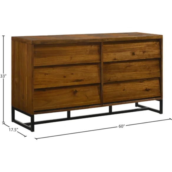 Industrial Mid-Century Modern Platform Bedroom Set with Herringbone Design Headboard – Stylish and Versatile