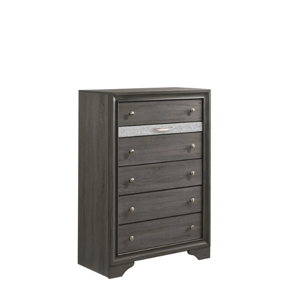Minimalist Elegance Platform 5-Piece Queen Bedroom Set – Stylish, Cozy, and Tastefully Adorned