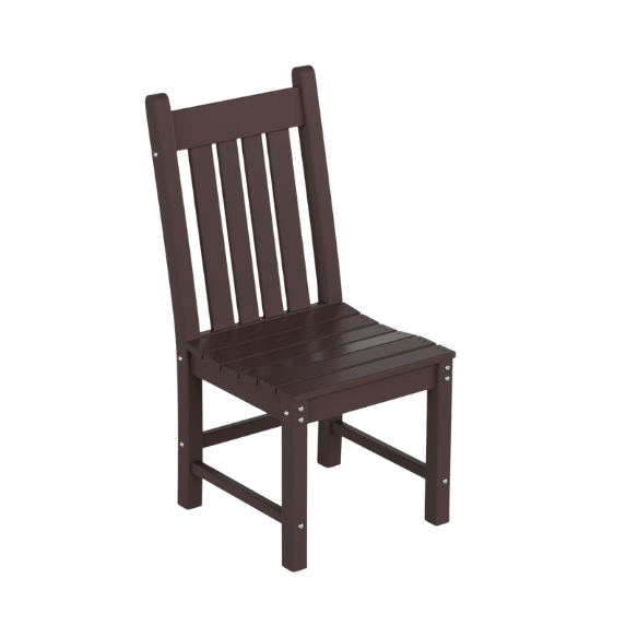 All-Weather Outdoor Patio Dining Chair with Arms – Durable HDPE Construction for Long-Lasting Comfort and Style