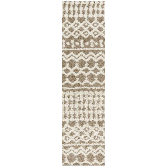 Soft Cozy Woven Shag Bohemian Tribal Area Rug