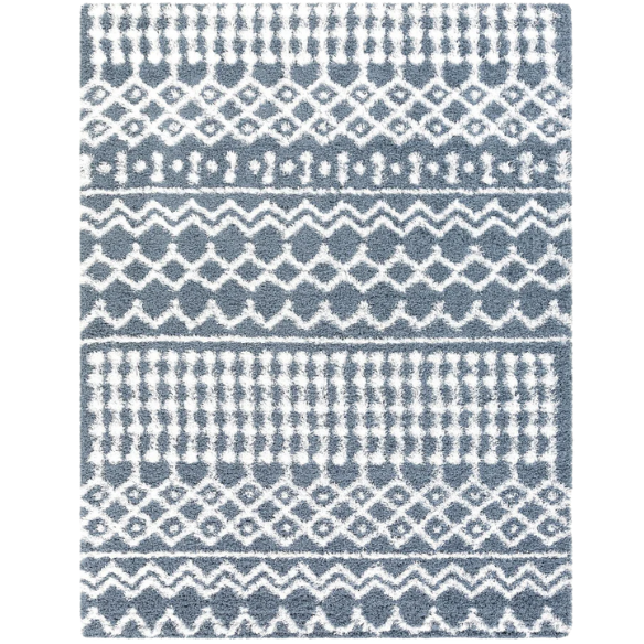 Soft Cozy Woven Shag Bohemian Tribal Area Rug