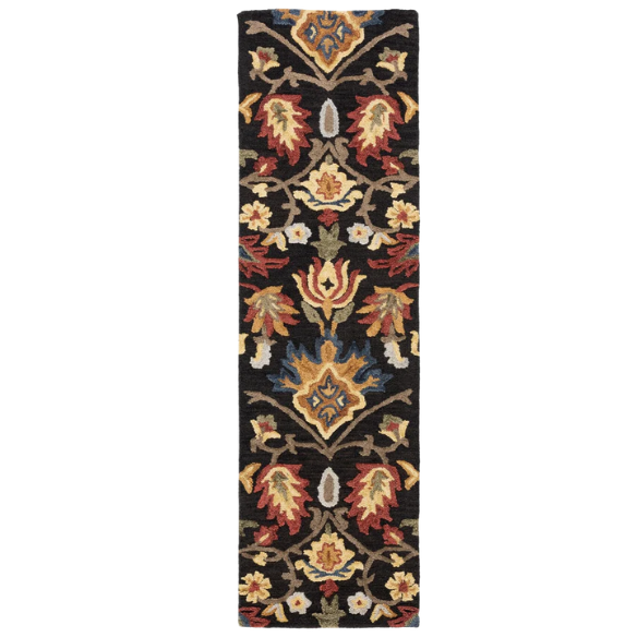 Tufted Wool Area Rug – Luxurious Floral Design
