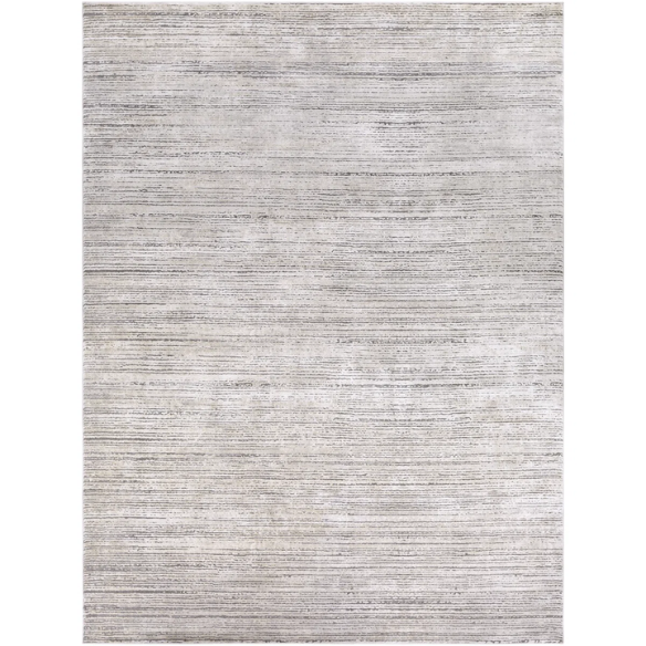 Modern Abstract Gray Area Rug – Stain-Resistant, High-Low Pile, Distressed Ivory Hues for a Relaxed, Stylish Touch