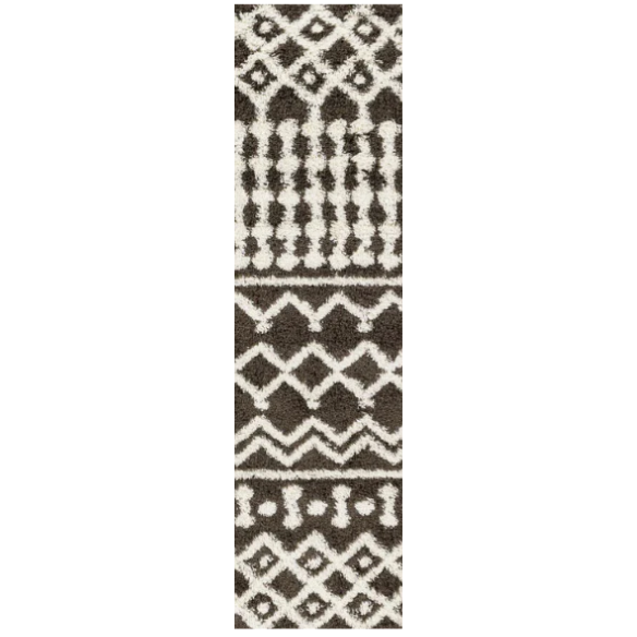 Soft Cozy Woven Shag Bohemian Tribal Area Rug