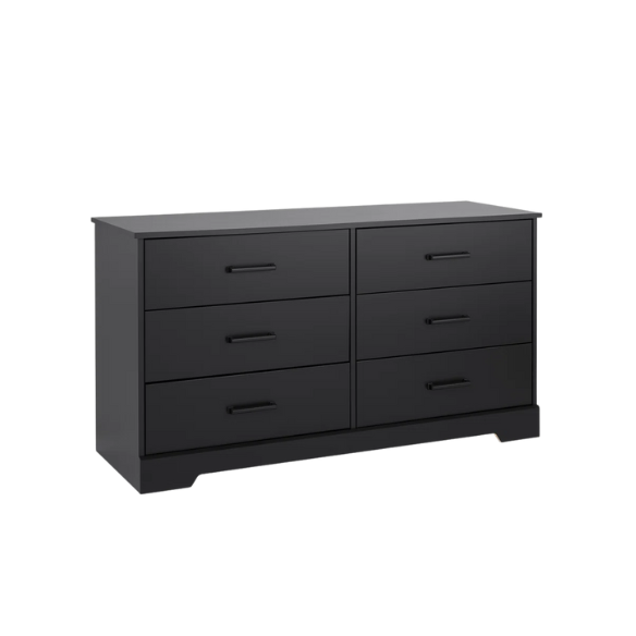 Rustic Modern 6-Drawer 53.25" W Double Dresser with Timeless Farmhouse Charm