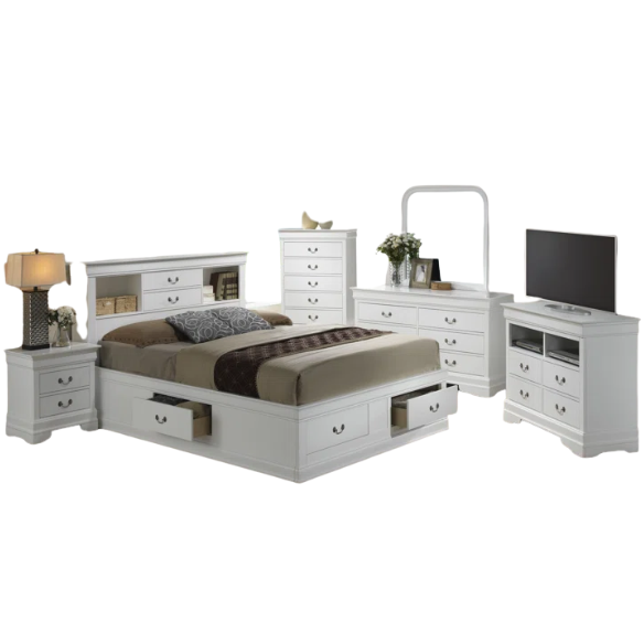 Wooden Bookcase Storage Twin Bed – Space-Saving Design with Stylish Shelving