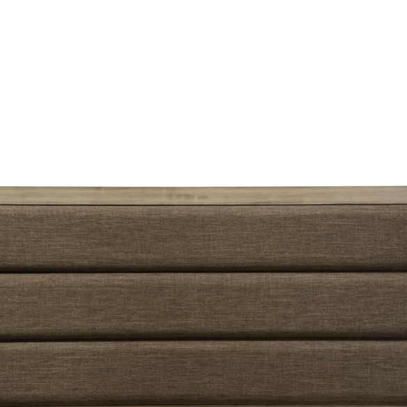 Rustic Light Brown 5-Piece Queen Upholstered Panel Bedroom Set – Warm, Stylish, and Durable