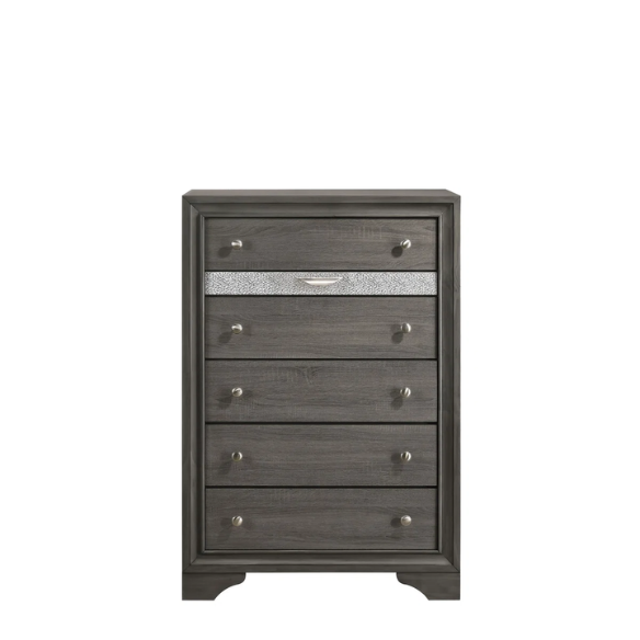 Minimalist Elegance Platform 5-Piece Queen Bedroom Set – Stylish, Cozy, and Tastefully Adorned