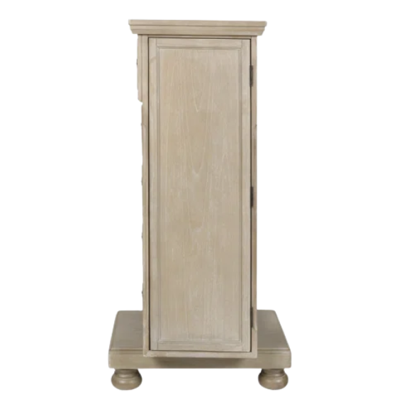 Stylish King Platform Solid Wood Configurable Bedroom Set – Featuring Curved Paneled Headboard, Footboard Storage Drawers, Seven-Drawer Dresser, and Two-Drawer Nightstand for a Functional and Clutter-Free Teen Retreat