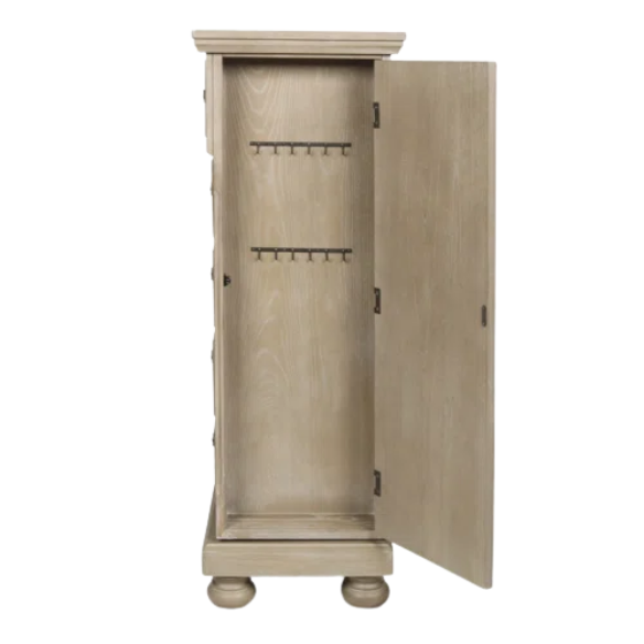 Stylish King Platform Solid Wood Configurable Bedroom Set – Featuring Curved Paneled Headboard, Footboard Storage Drawers, Seven-Drawer Dresser, and Two-Drawer Nightstand for a Functional and Clutter-Free Teen Retreat
