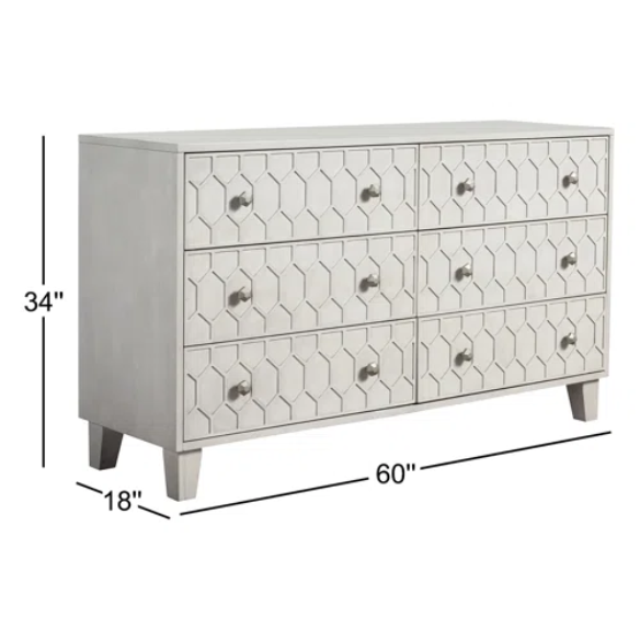 Modern Panel Configurable Bedroom Set with Honeycomb Design Headboard – Stylish and Contemporary with Sleek Lines and Sophisticated Appeal