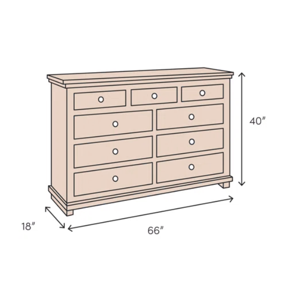 Stylish King Platform Solid Wood Configurable Bedroom Set – Featuring Curved Paneled Headboard, Footboard Storage Drawers, Seven-Drawer Dresser, and Two-Drawer Nightstand for a Functional and Clutter-Free Teen Retreat