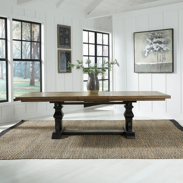 Classic Vintage Trestle Dining Table – Timeless Charm with a Modern Twist