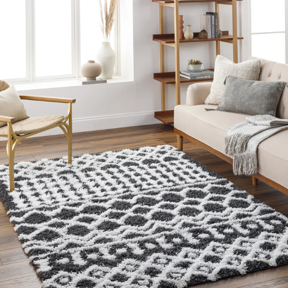 Contemporary Geometric Area Rug – Striking Design, Durable Construction, and Timeless Charm for Your Home