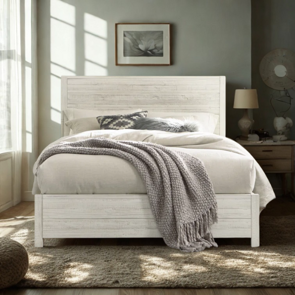 Stylish Wooden Twin 2-Piece Bedroom Set: Elegant Design for Cozy and Functional Spaces