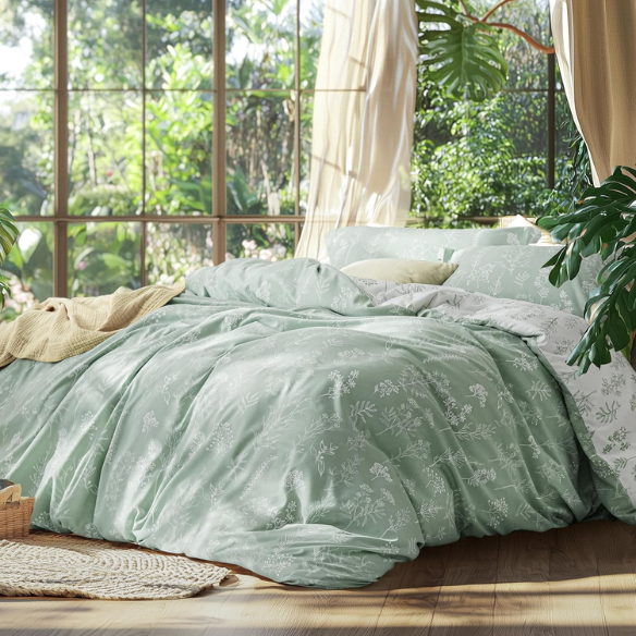 Floral Comforter Set – Stylish and Cozy Bedding with Cute Floral Pattern for a Beautiful Bedroom Makeover