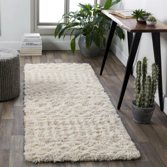 Soft Cozy Woven Shag Bohemian Tribal Area Rug